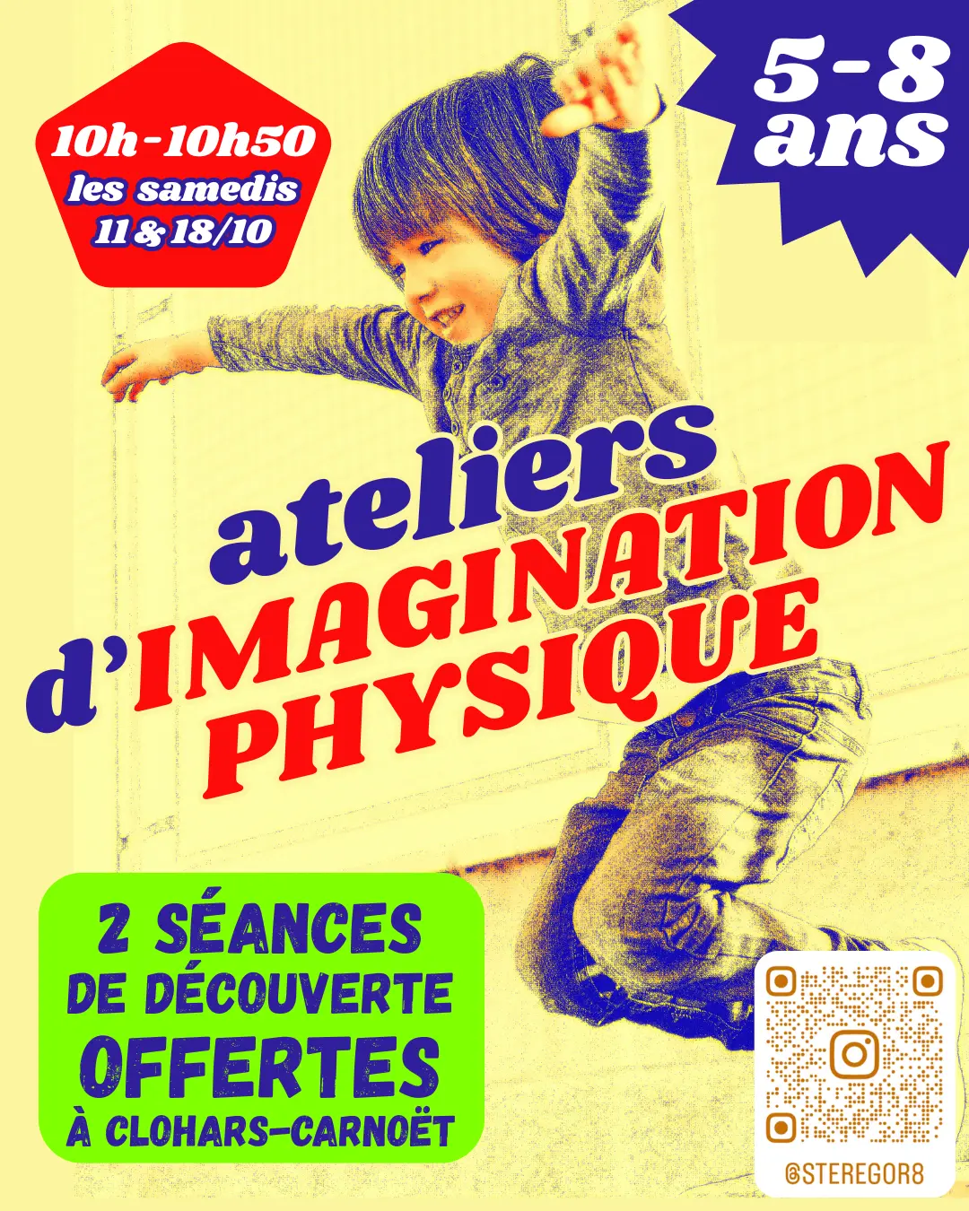 iMAGiNATiON PHYSiQUE 2 séances offertes aux 5-8 ans