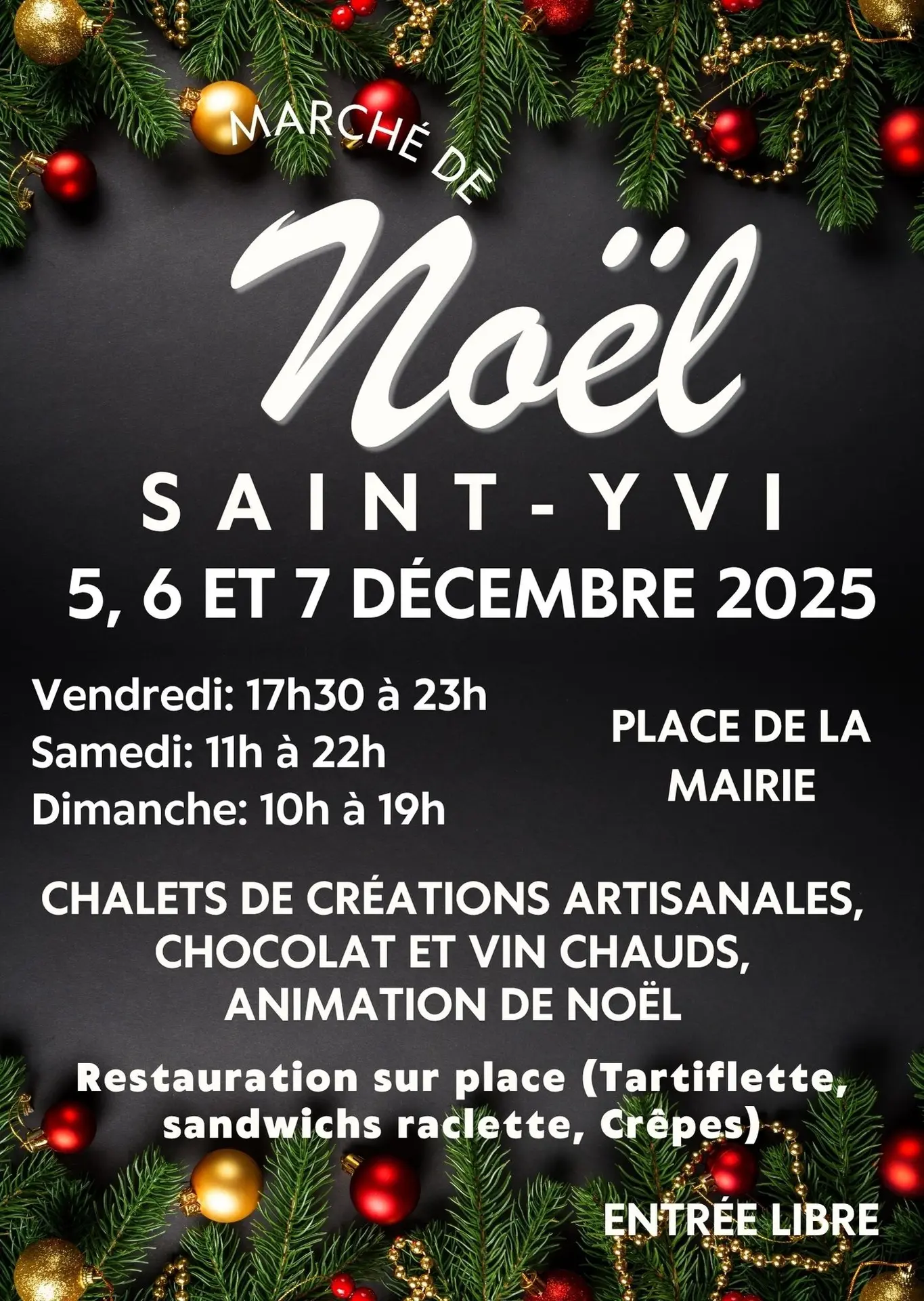 Affiche-Marche-de-Noel SAINT-YVI