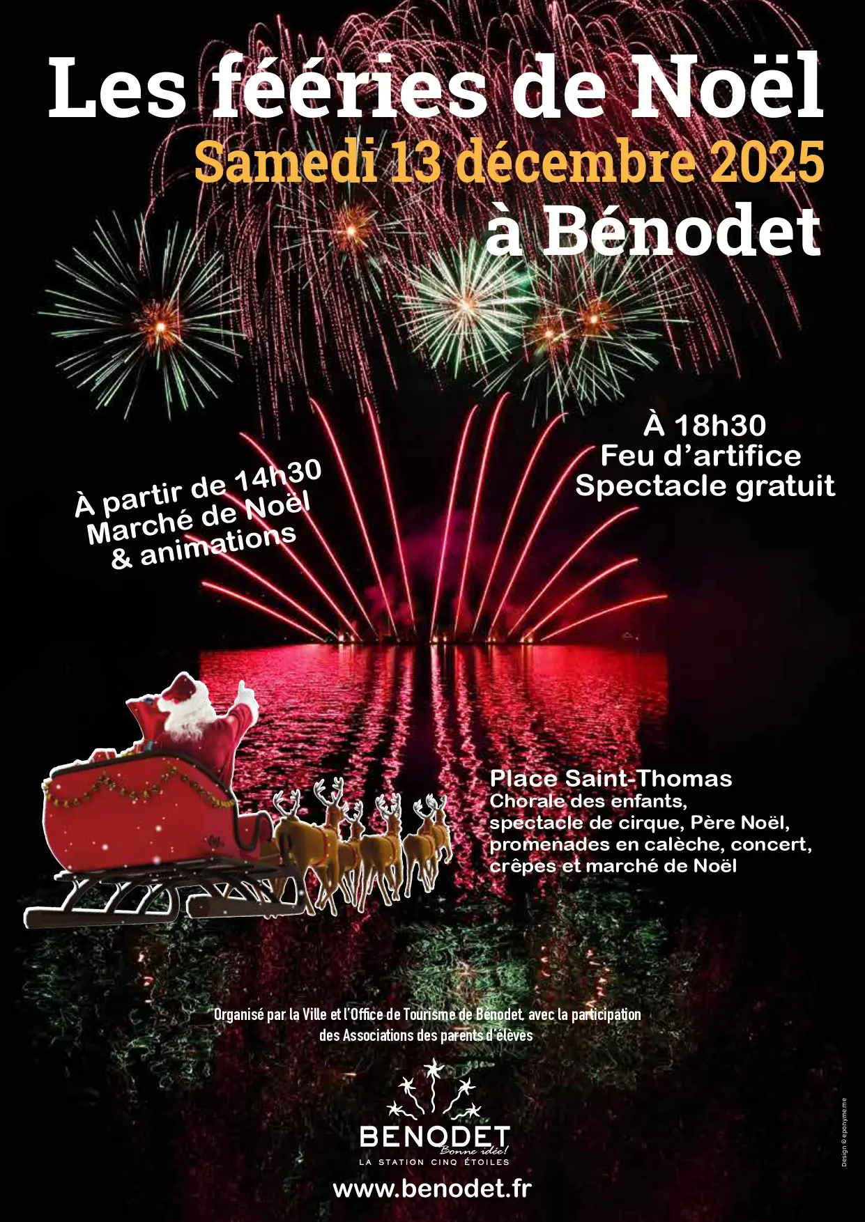 Affiche des Féeries de Noël 2025