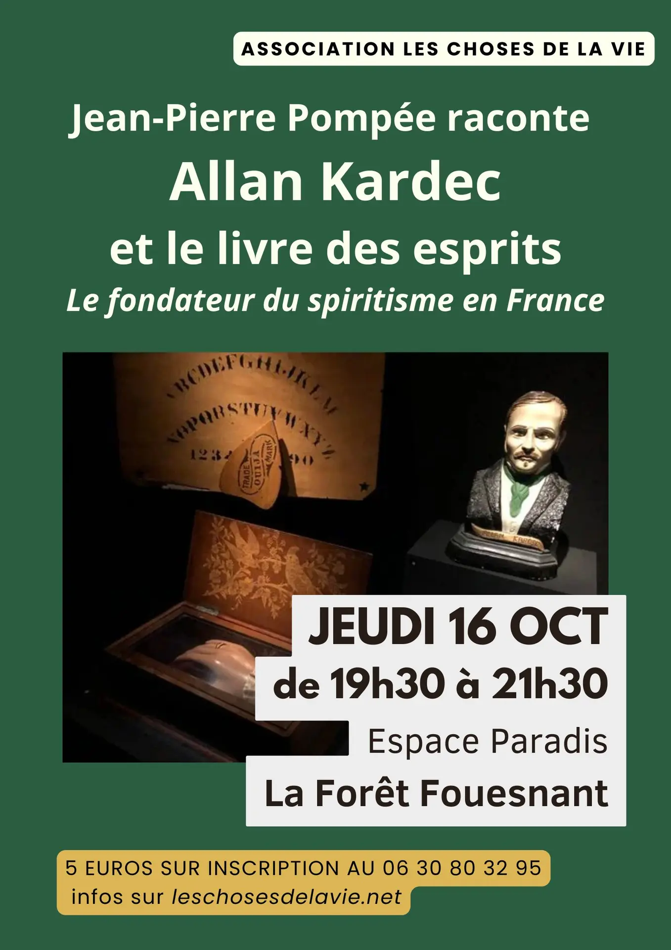 AFFICHE SOIREE ALLAN KARDEC