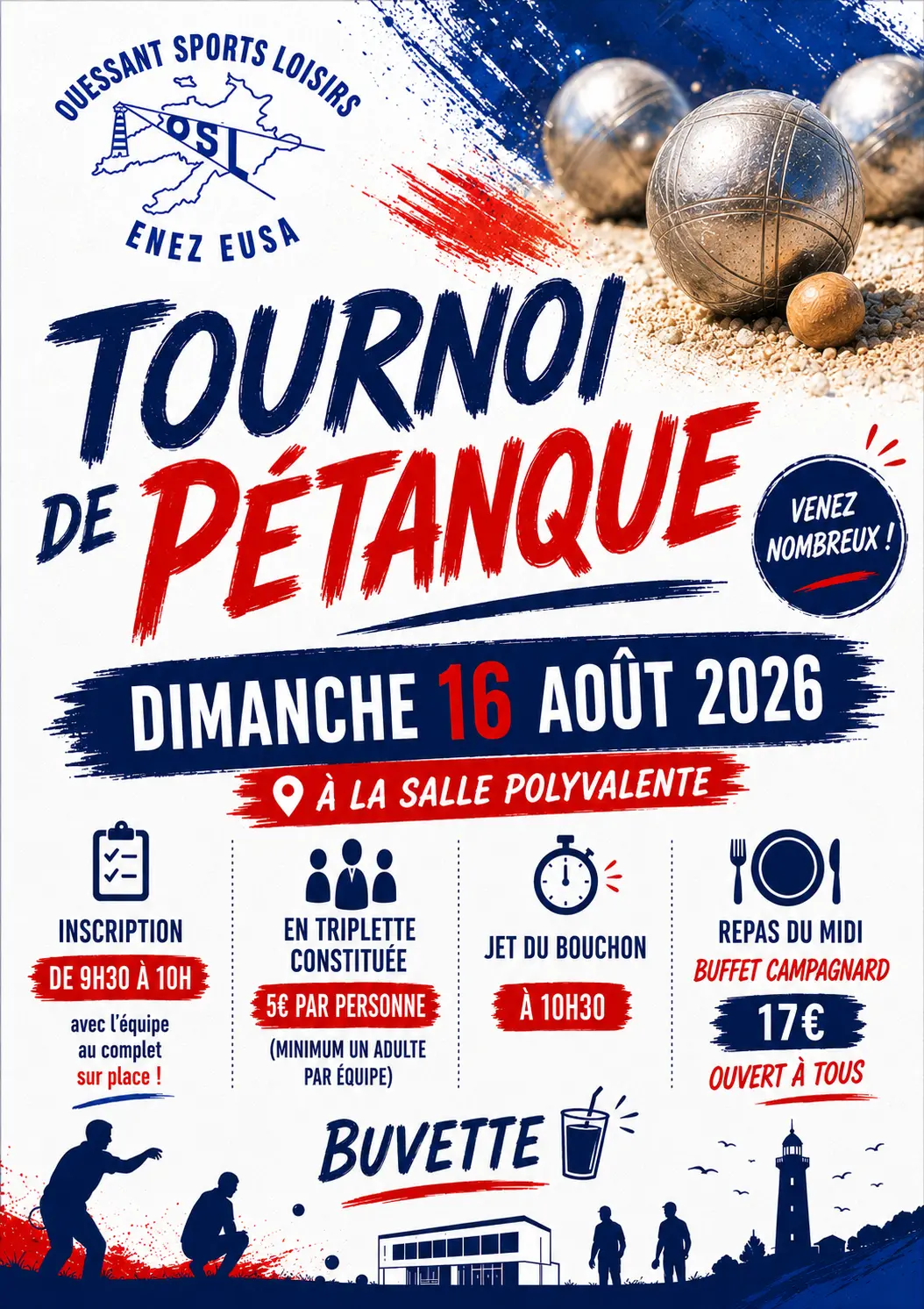 Affiche pétanque - OSL