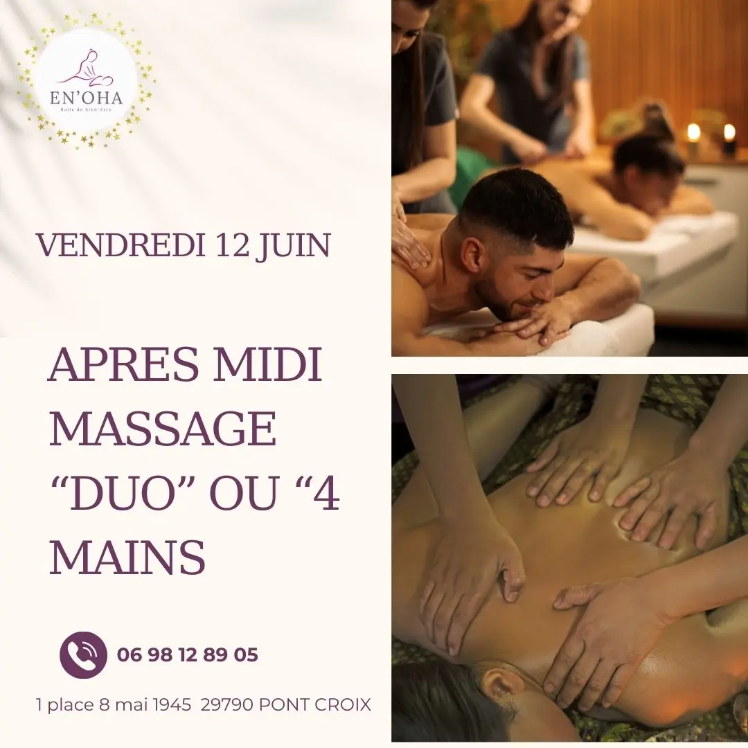 Massage bien-être Duo ou 4 mains