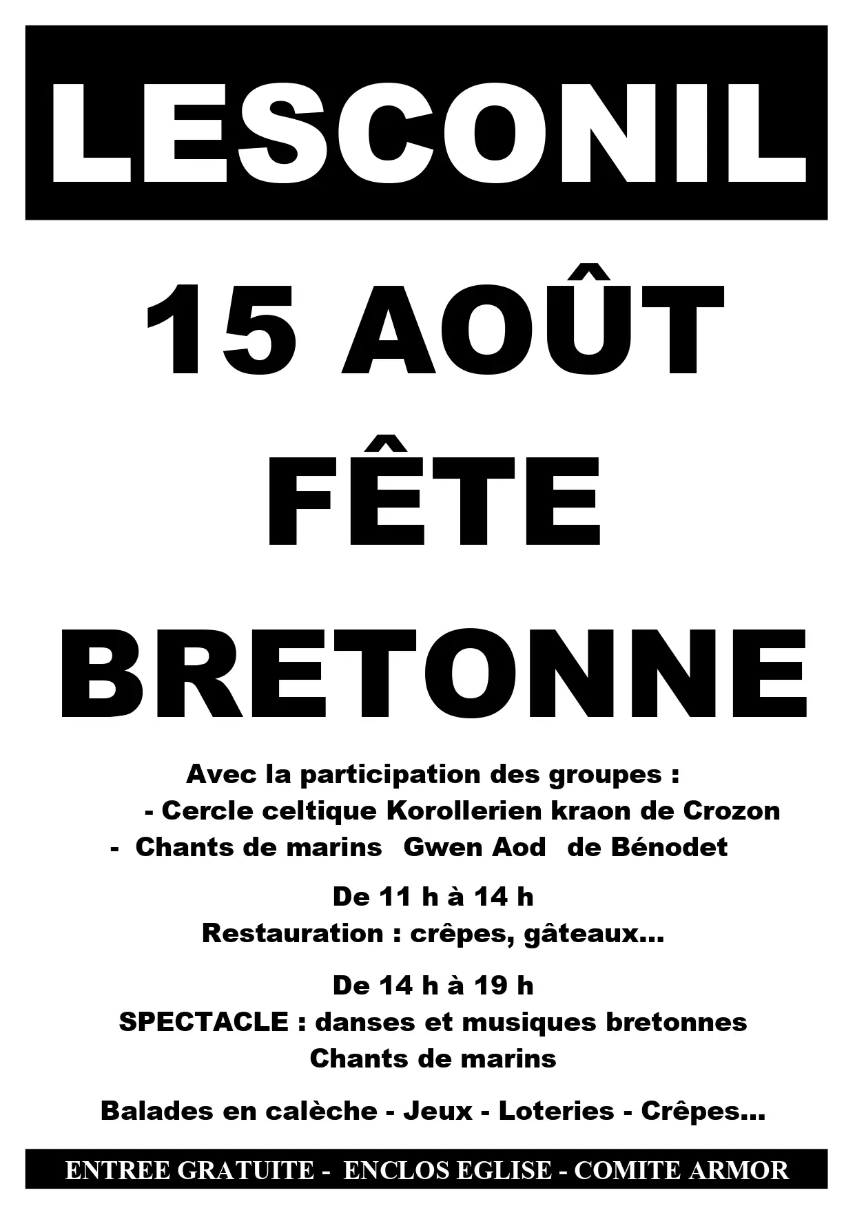 Fête bretonne - Plobannalec-Lesconil - Pays Bigouden - Bigoudenjoy