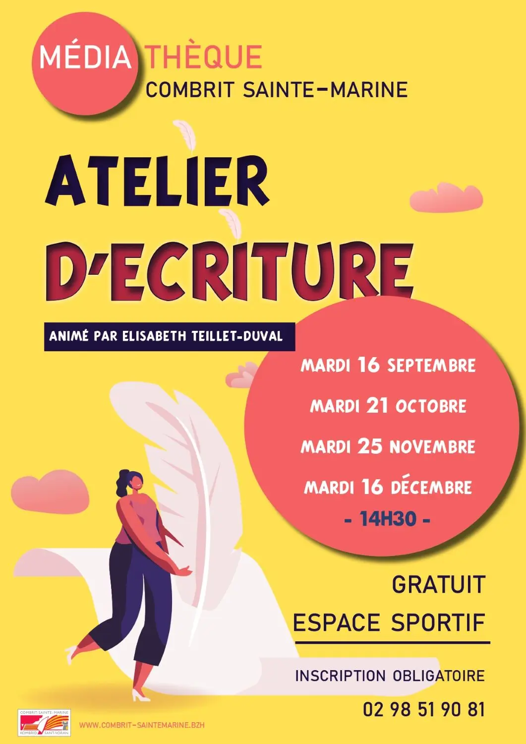 Atelier d'écriture - Combrit - Pays Bigouden Sud - Bigoudenjoy