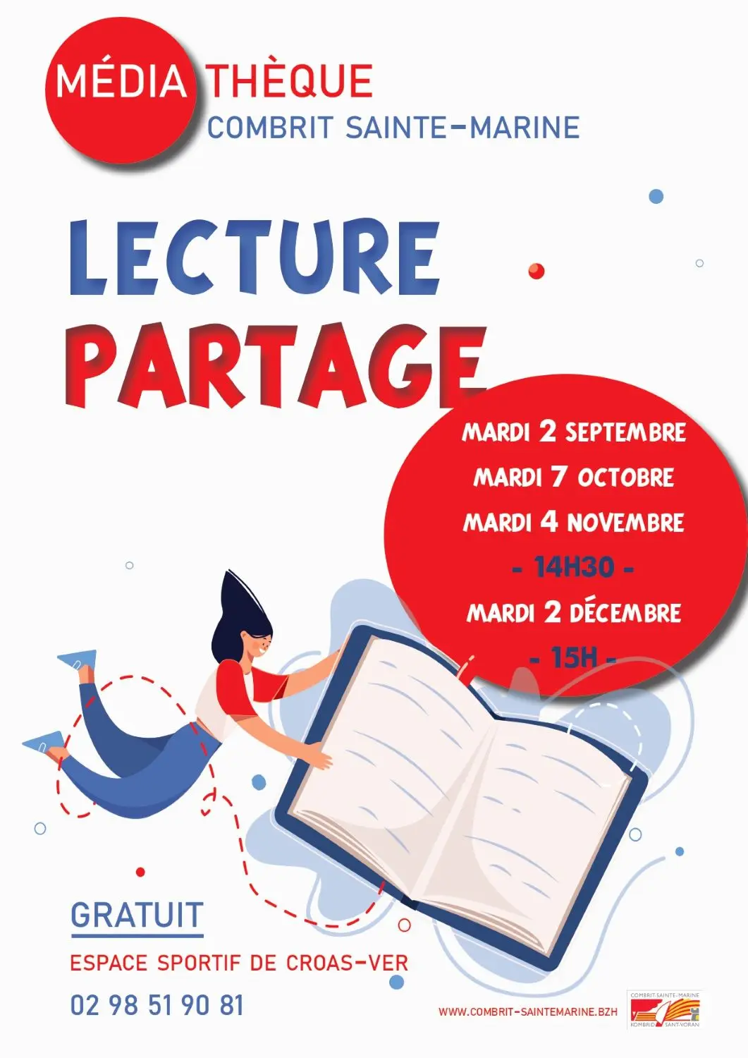 Lecture partage - Combrit Sainte-Marine - Pays Bigouden - Bigoudenjoy