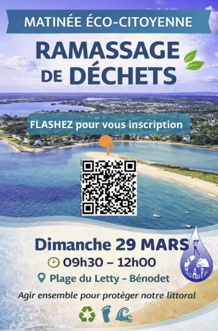 Visuel Opération Plage Propre Dune du Letty