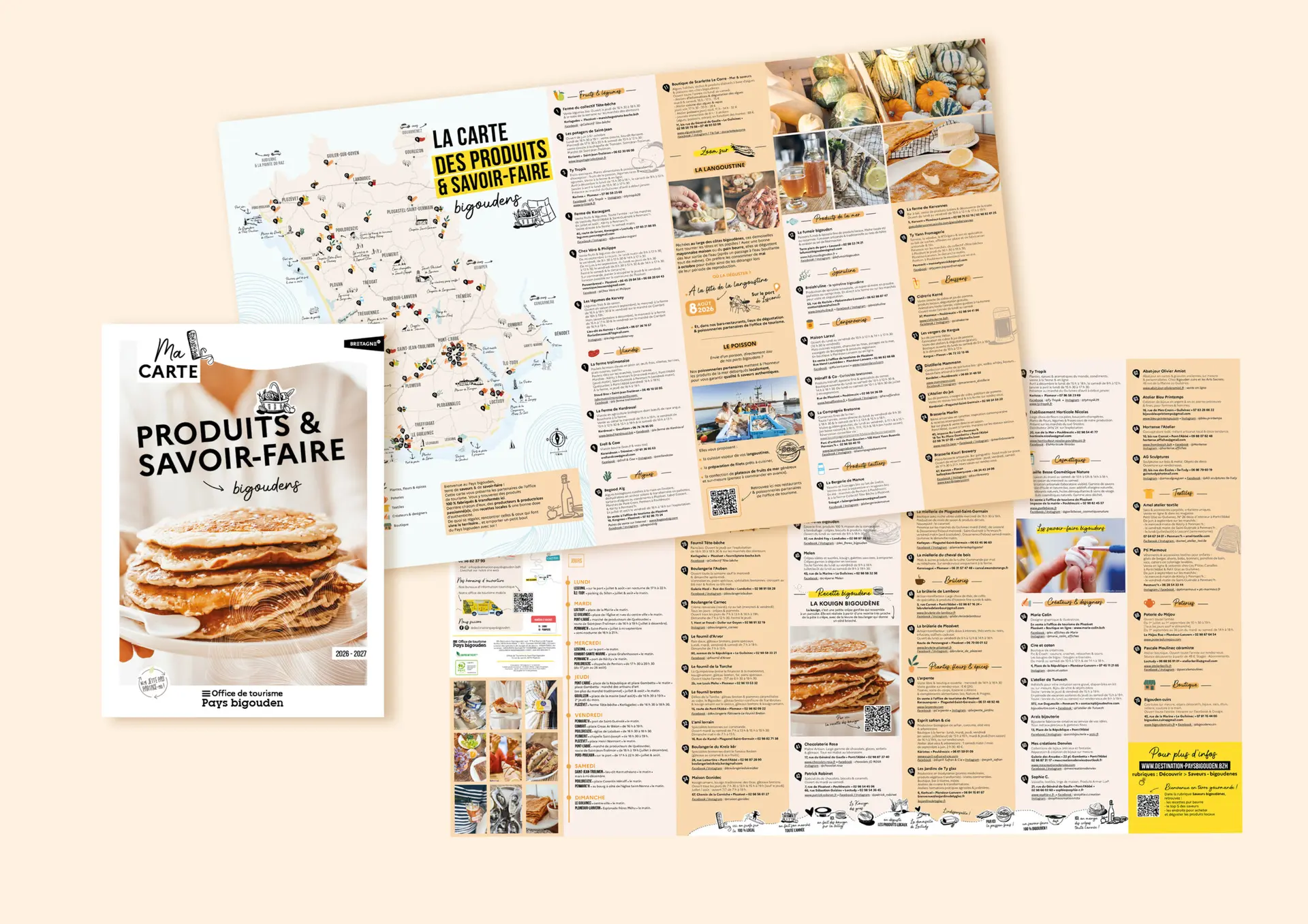 Carte produits locaux - Pont-l'Abbé - Pays bigouden