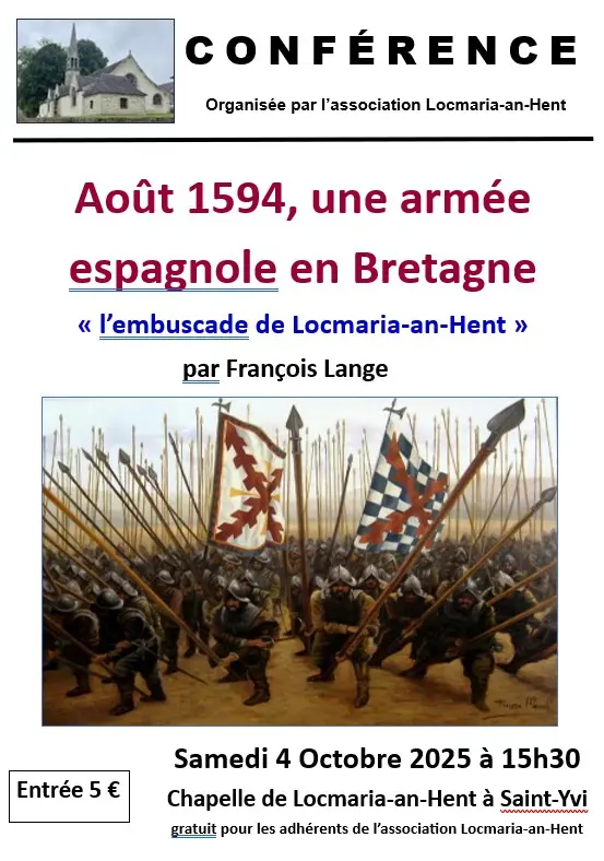 Conférence Chapelle Locmaria an Hent