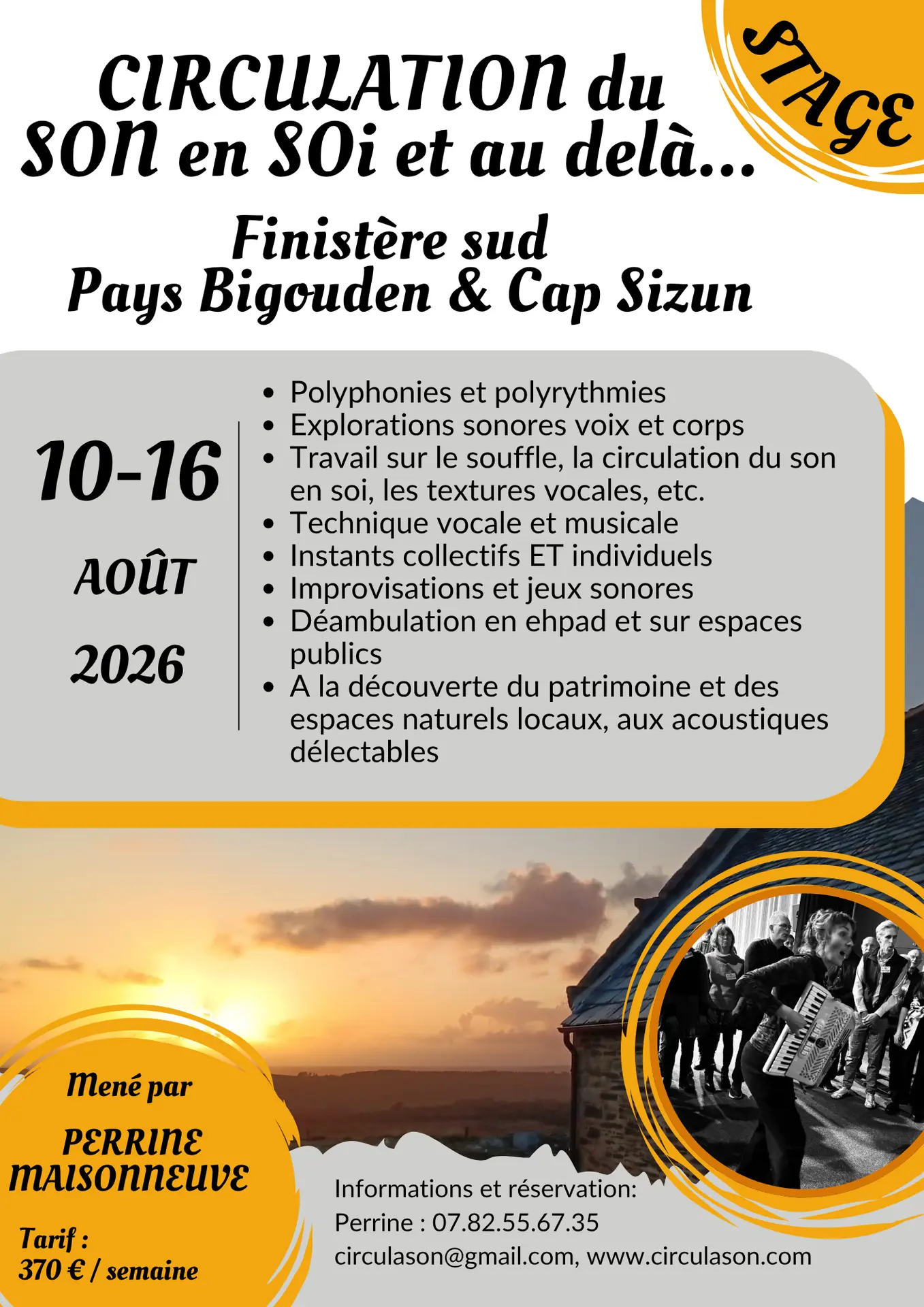 Atelier son - Pouldreuzic et Plozevet- Pays Bigouden