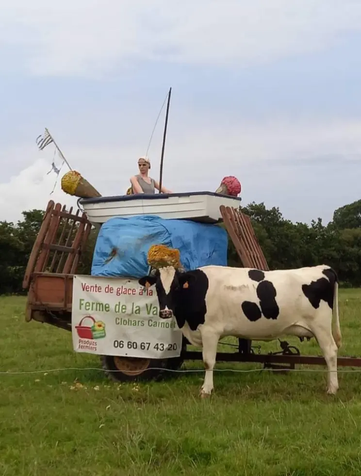 Glace de la ferme