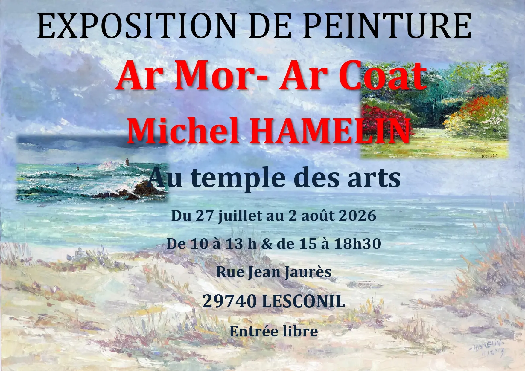 Expo au Temple des Arts - Plobannalec-Lesconil - Pays bigouden