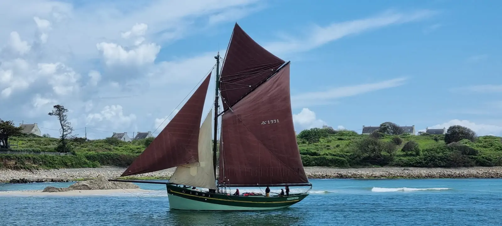 Langoustier Cap Sizun voilier du patrimoine à Audierne