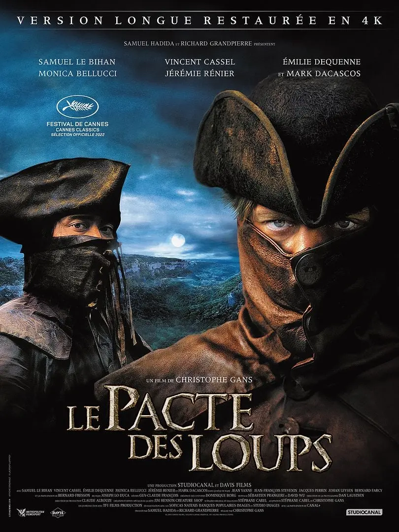 LE PACTE DES LOUPS AFFICHE