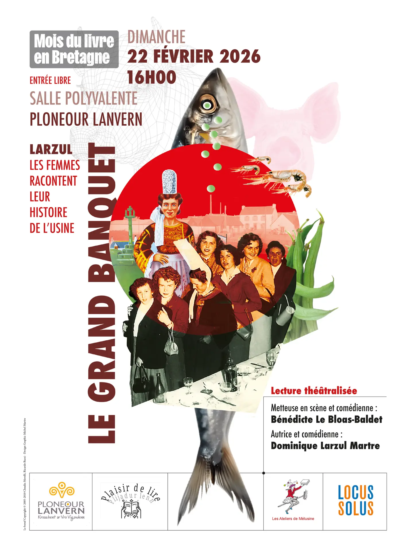 Lecture théatralisée - Ploneour Lanvern - Pays Bigouden