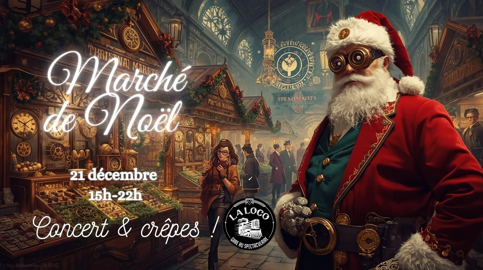 Marché de NOël La Loco