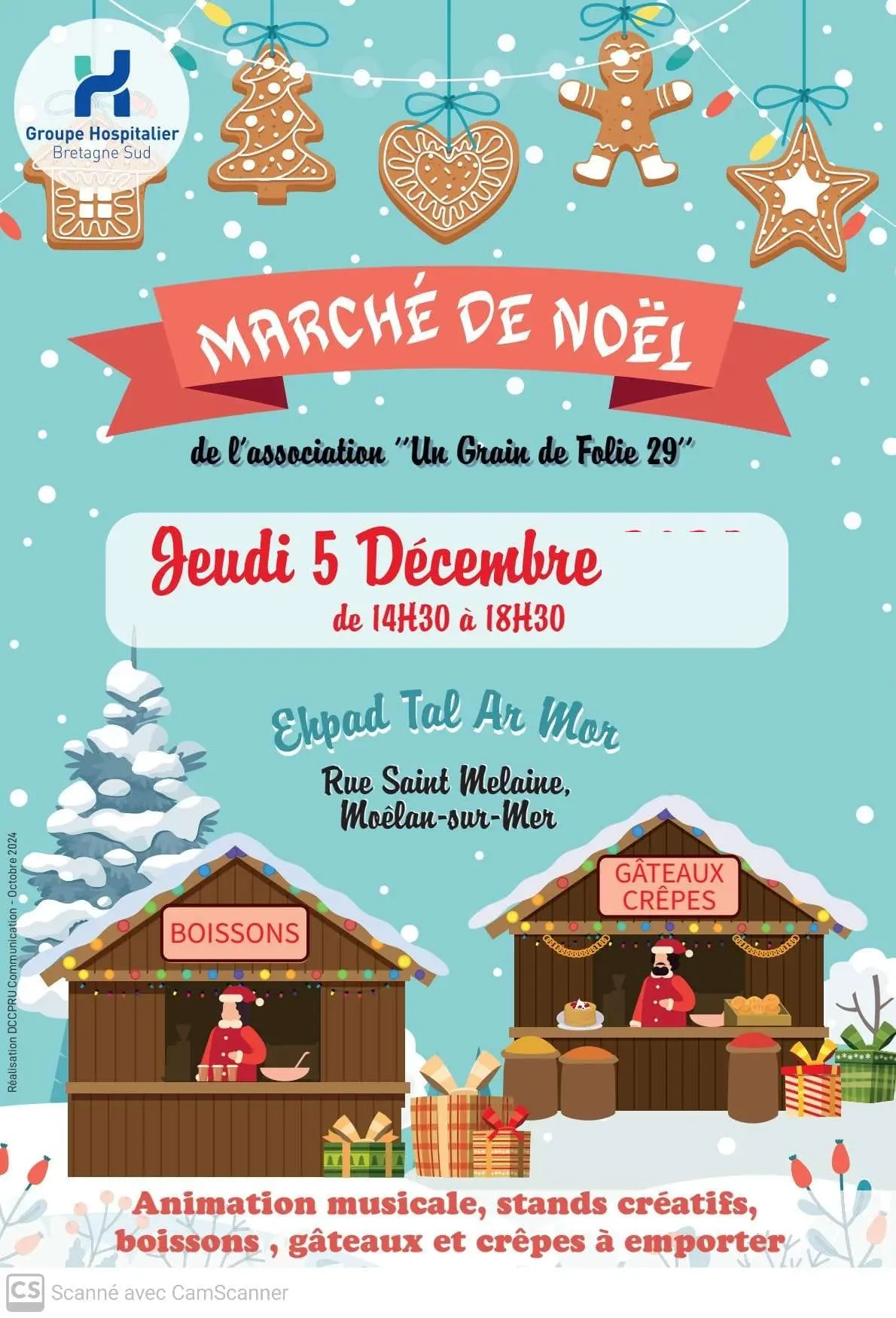 Marché de noël EHPAD Tal ar Mor