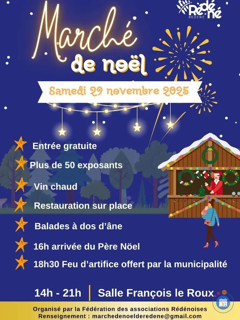 Marché de noël Rédené