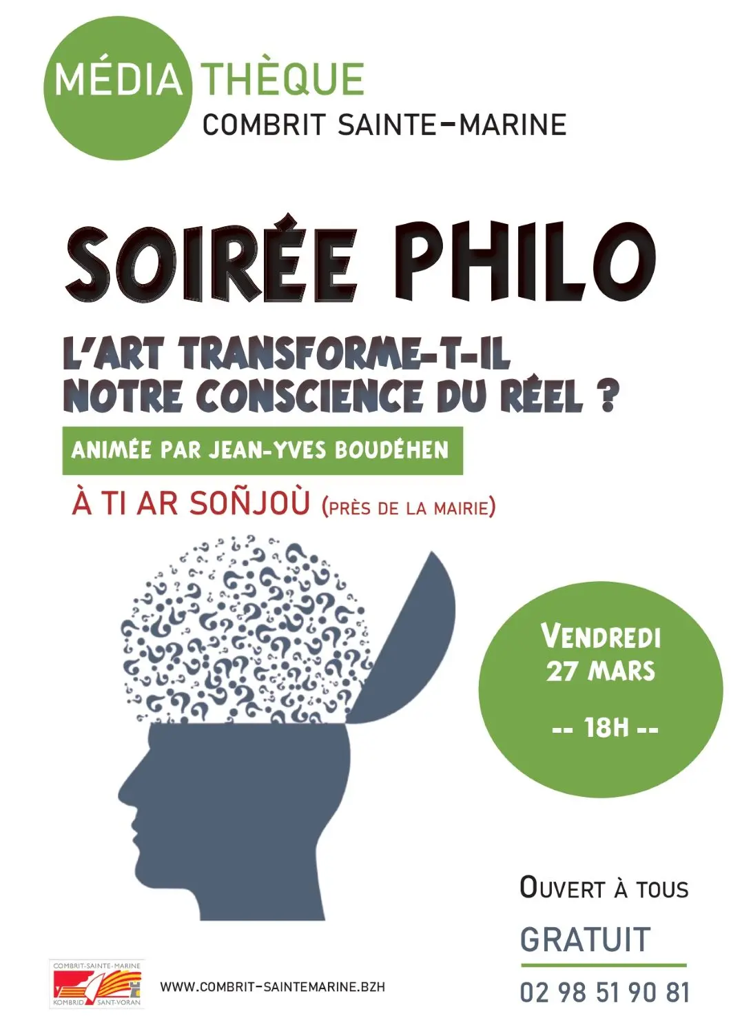 Soirée philo - Combrit Ste-Marine - Pays bigouden