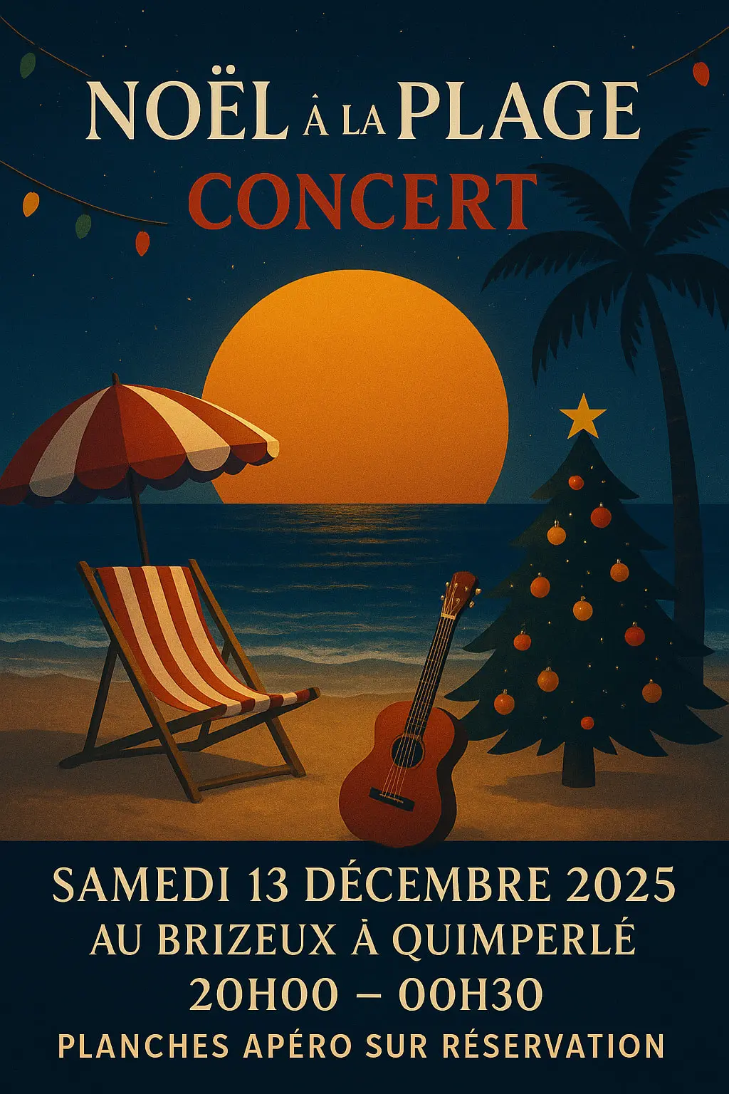 Noël à la plage