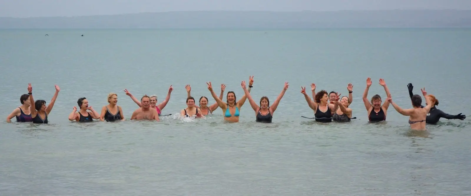 Séance d'Aquagym en mer