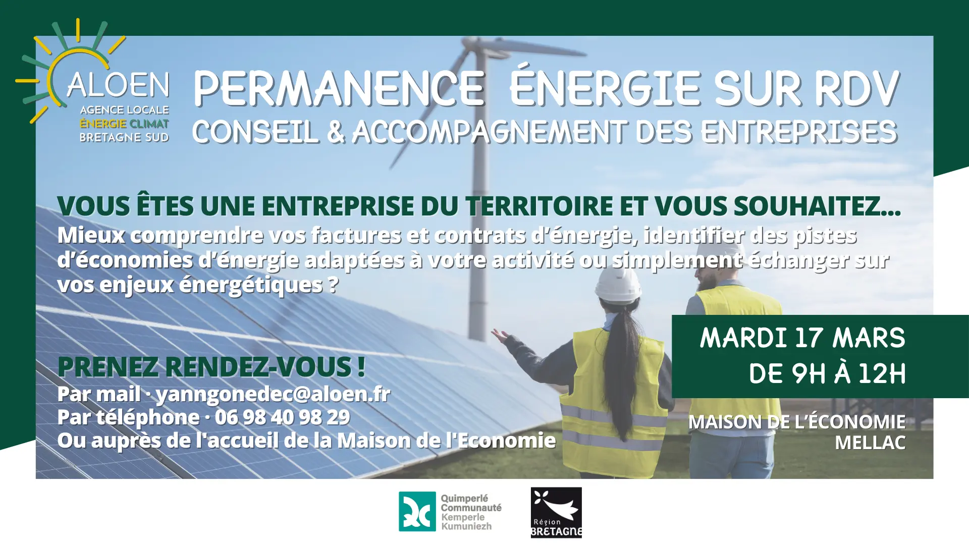 Permanence énergie sur RDV