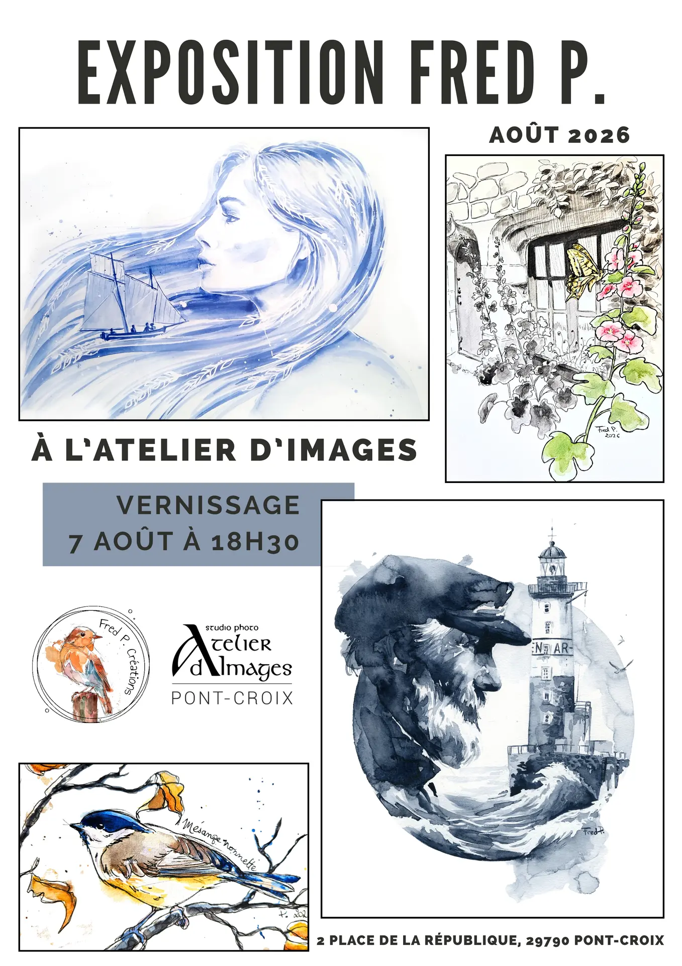 Photo Montage Exposition Événement Programme