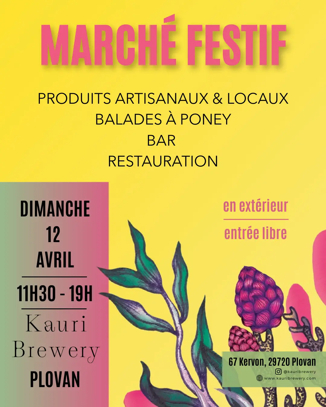 Marché festif - Plovan - Pays bigouden