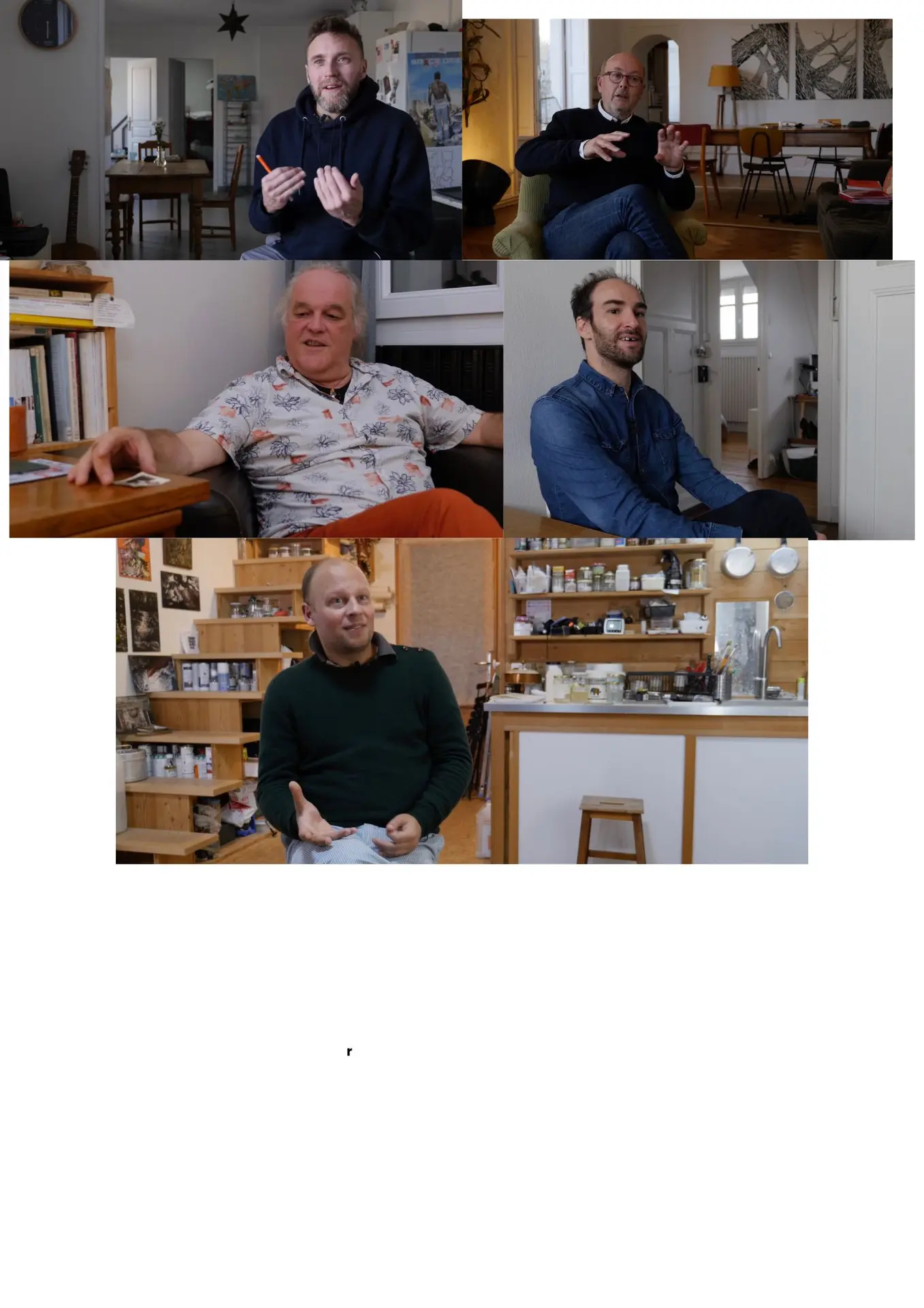 Projection quand les hommes parlent