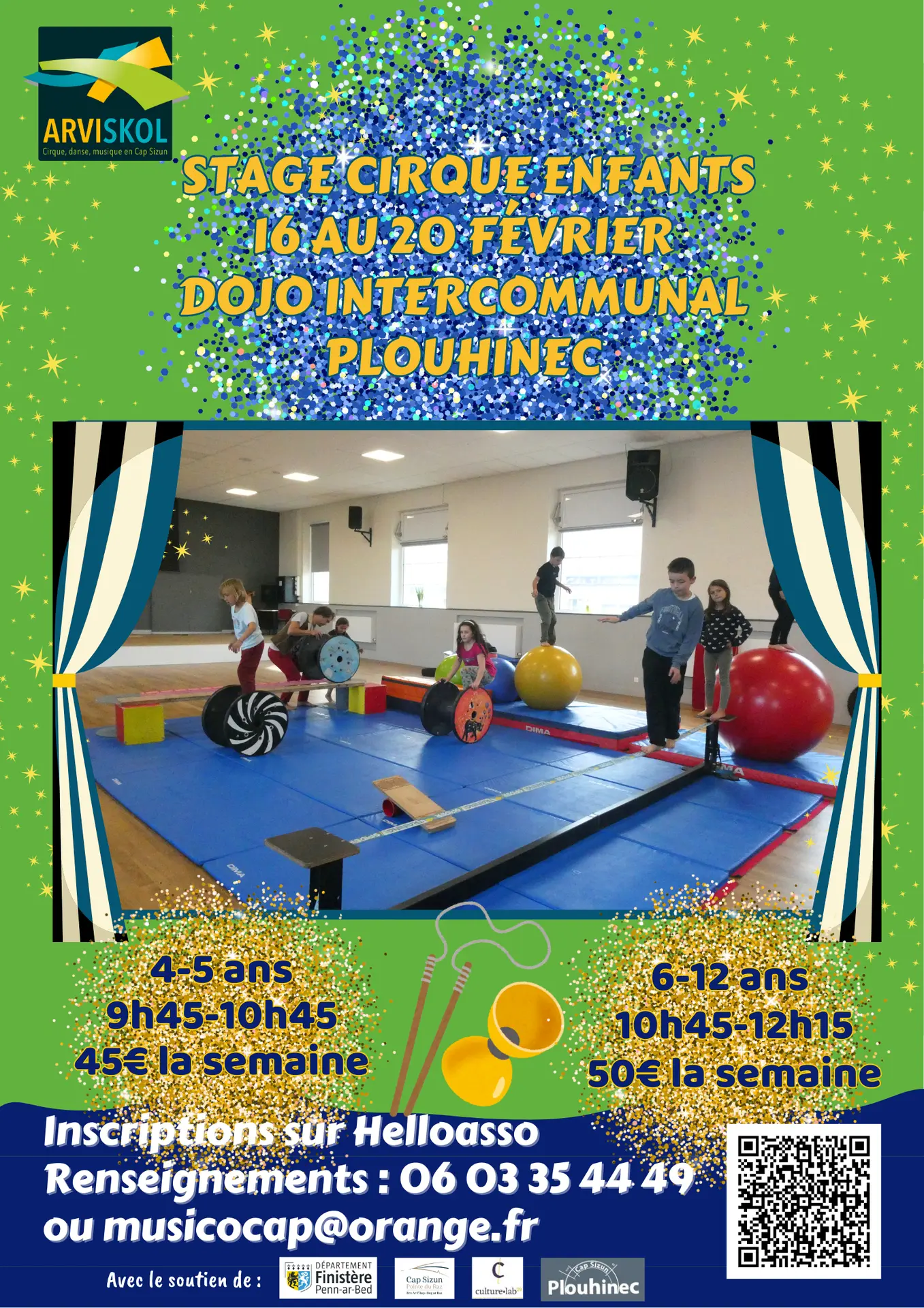 Stage de cirque Février 2026