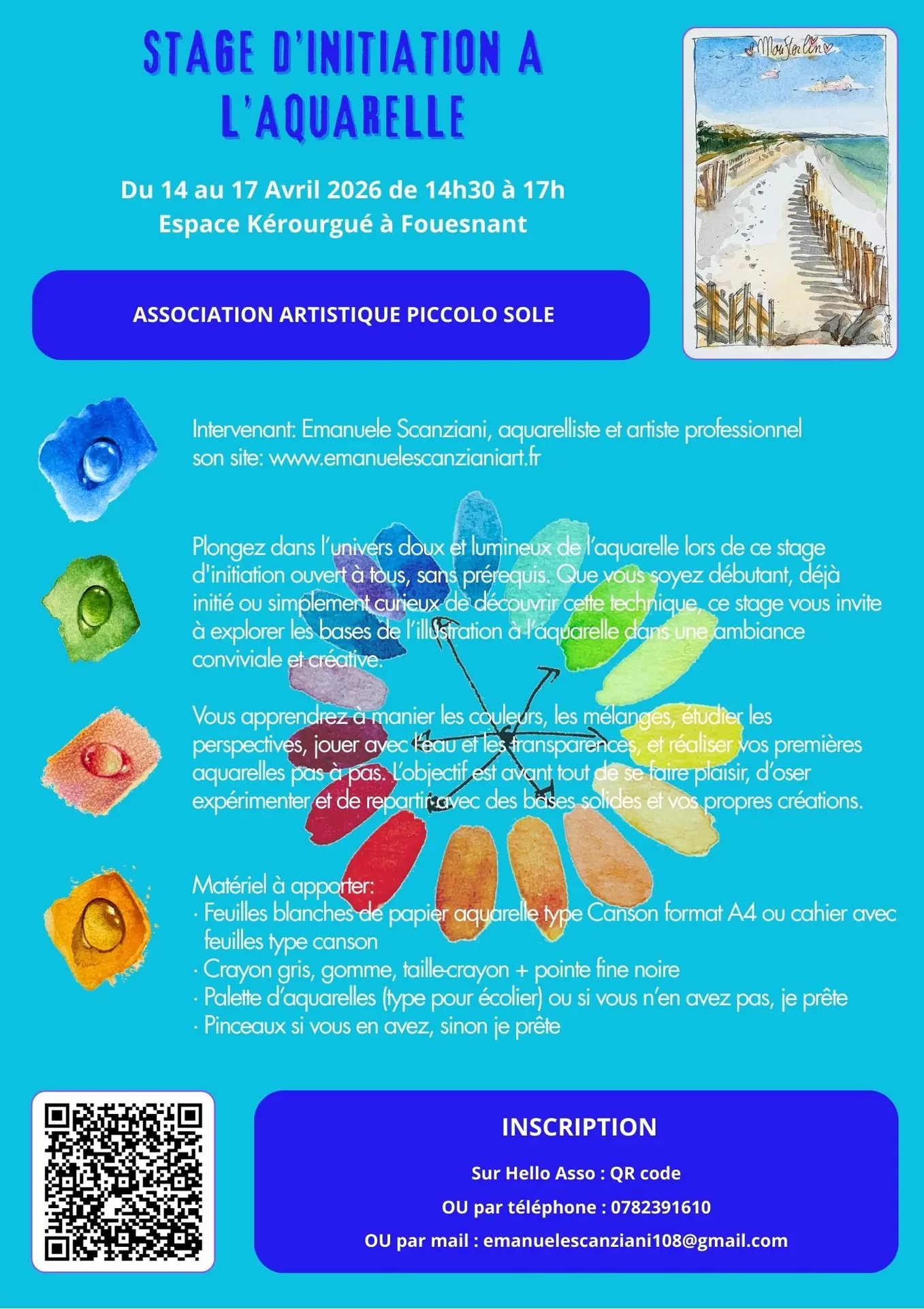 Stage initiation aquarelle - 1