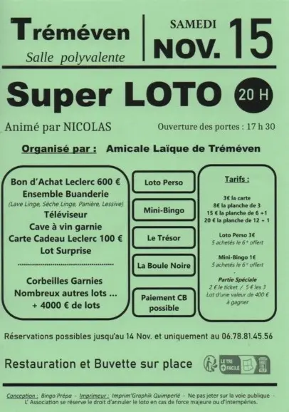 Superloto 15-11 tréméven
