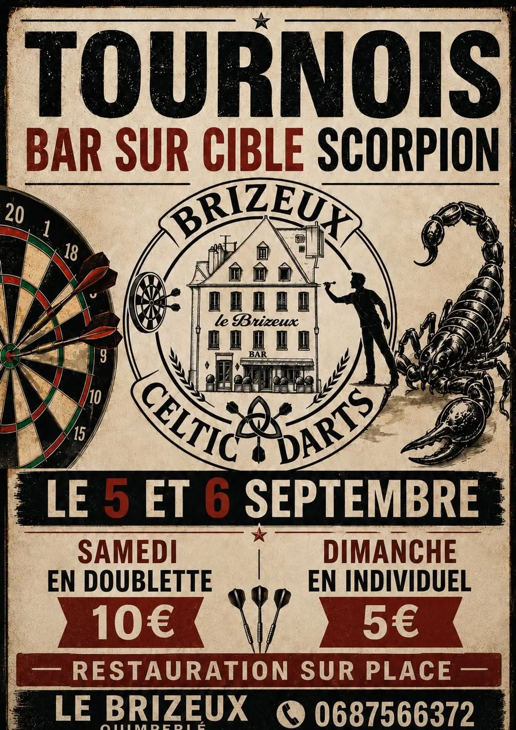 Tournoi de fléchettes