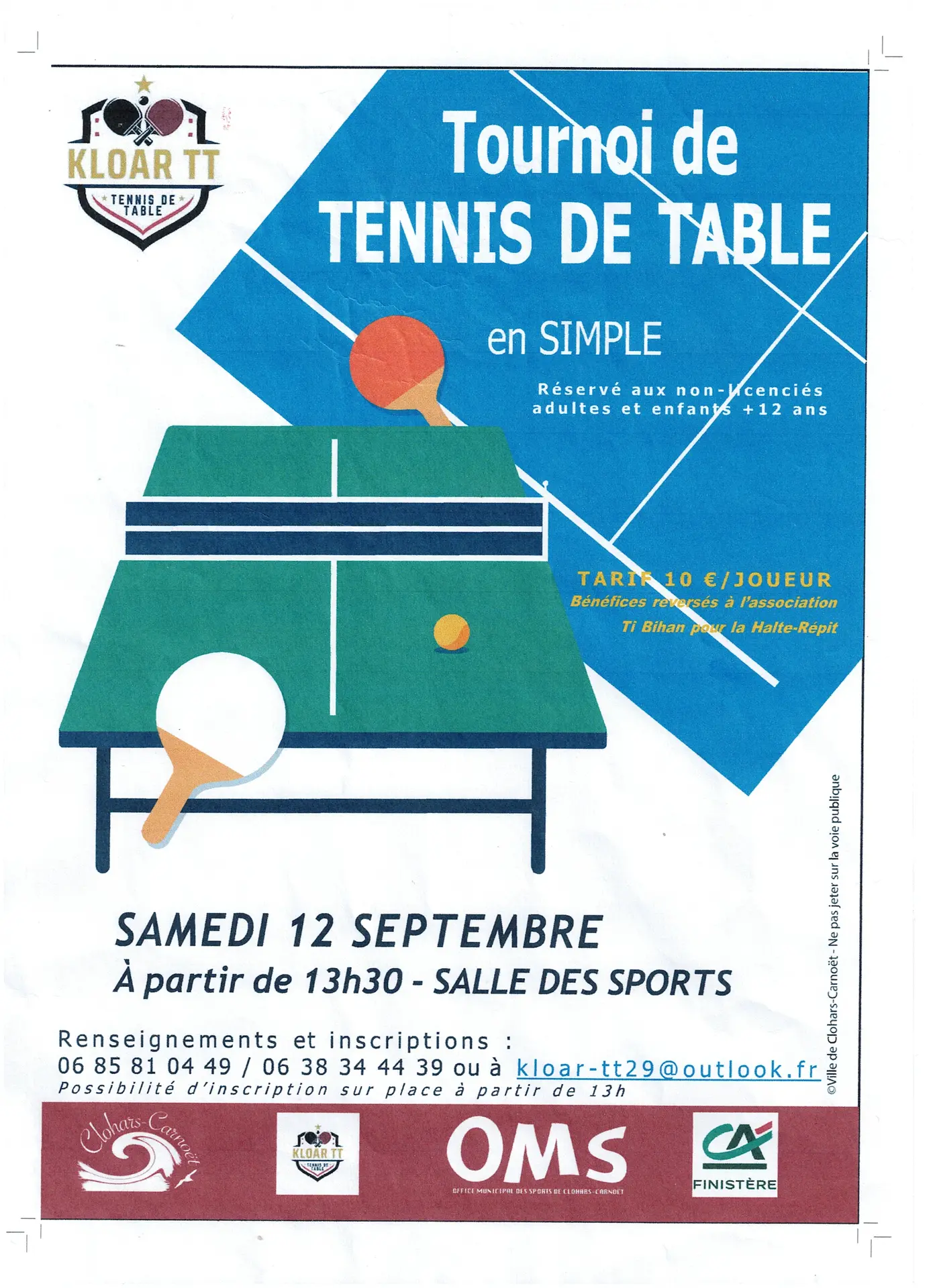 Tournoi de tennis de table