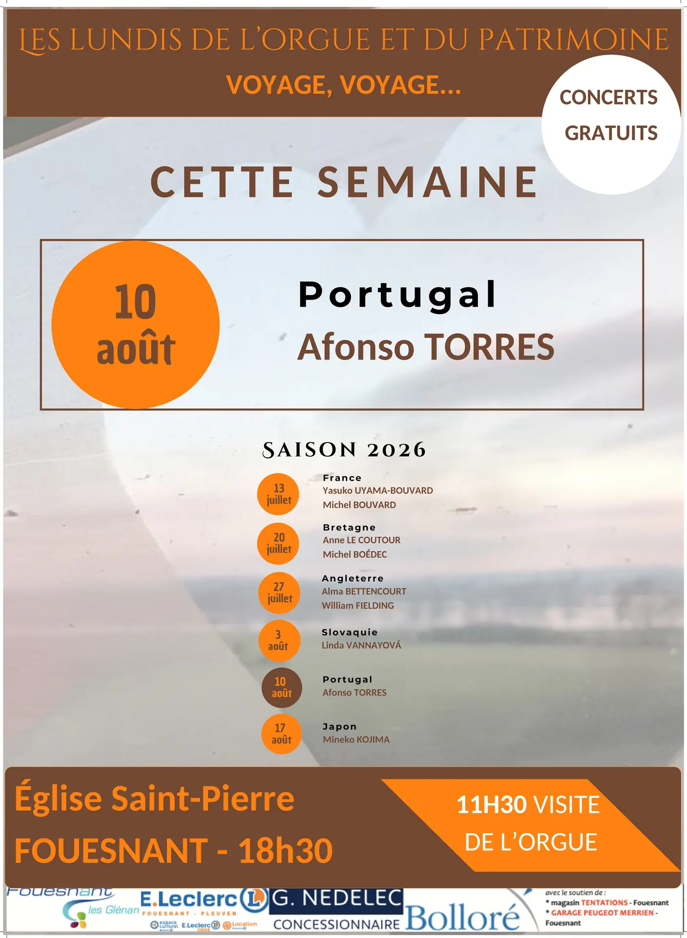 VOYAGE, VOYAGE... Le 10 août VF
