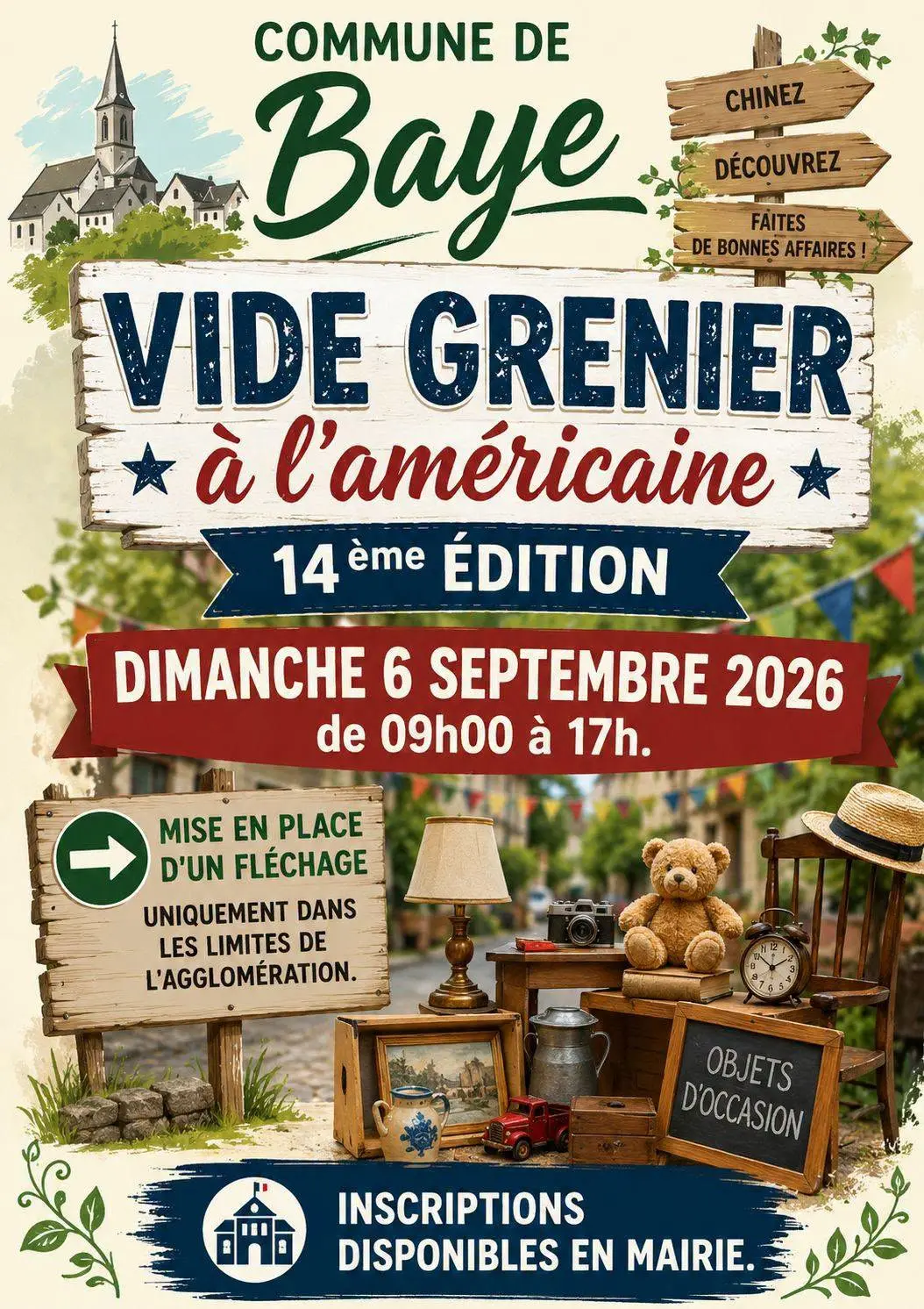 Vide-grenier à l'américaine