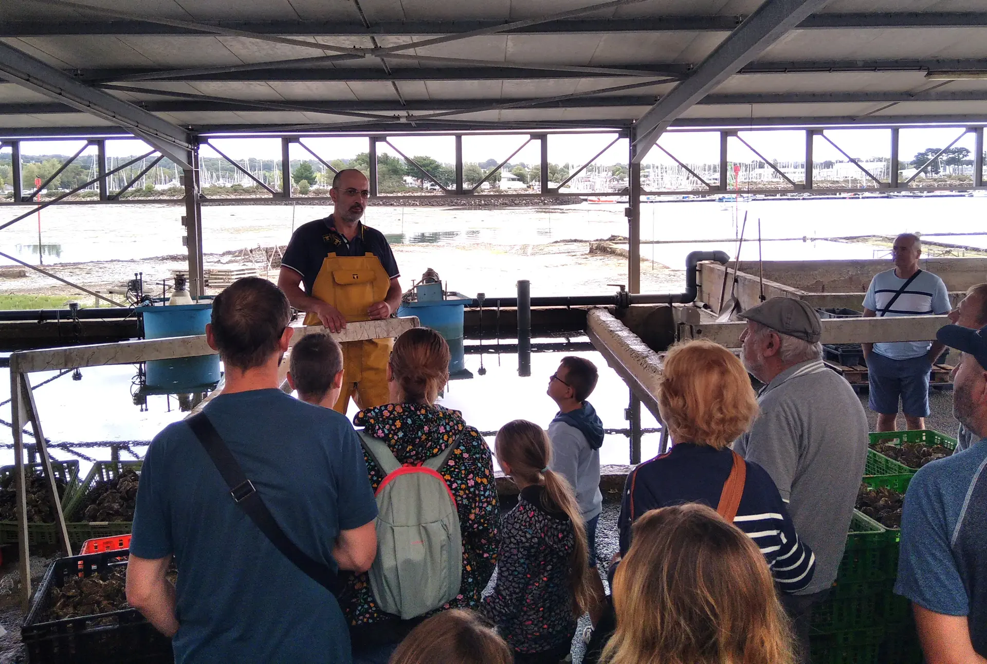 Visite de Mathieu - Viviers de La Forêt