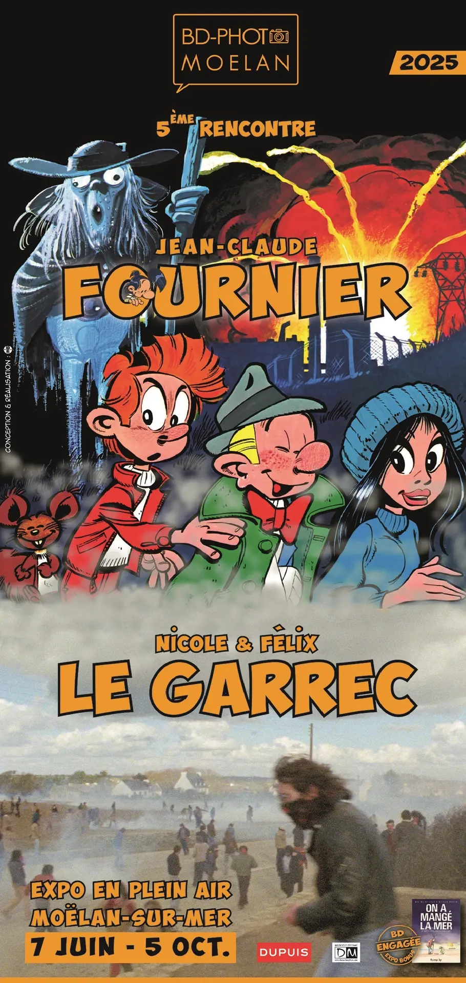 affiche 5ème rencontre bd photo moëlan
