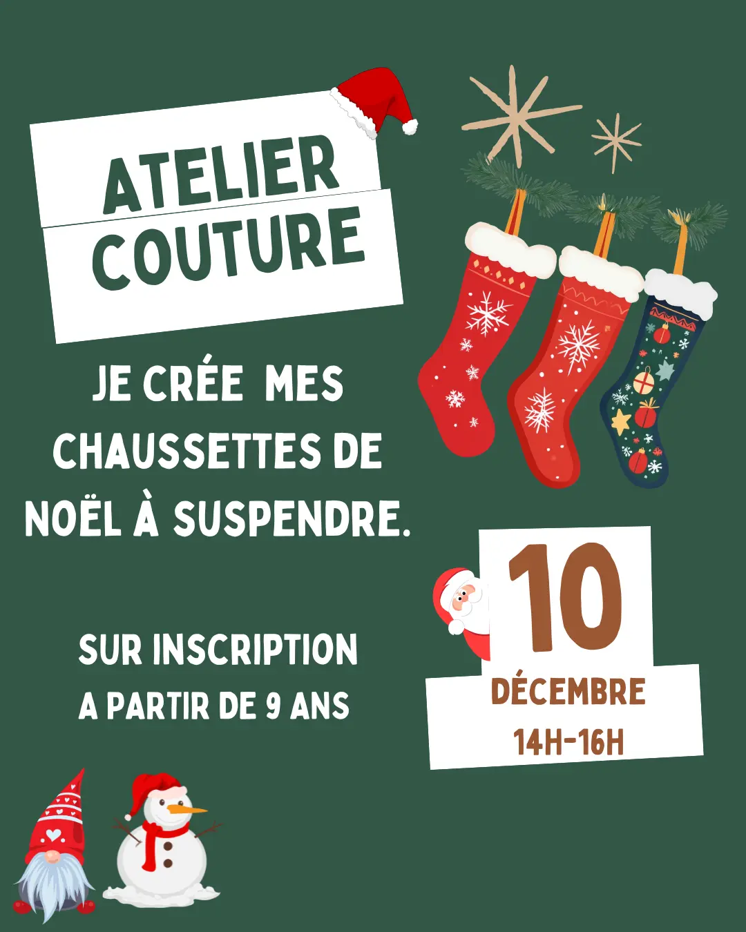 Marron Blanc Cuisine Atelier Événement Publication Instagram - 1