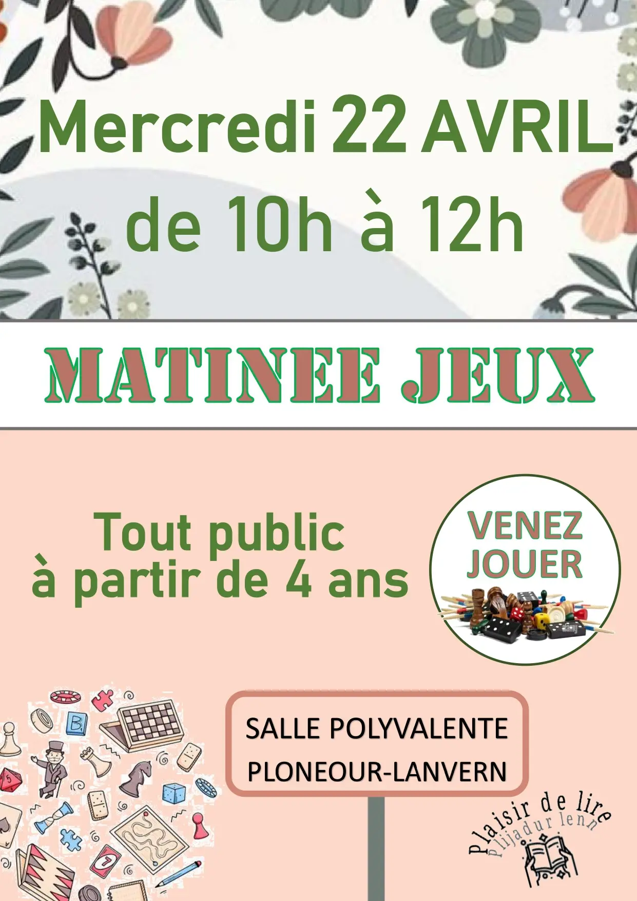 Matinée Jeux - Ploneour-lanvern- Pays bigouden