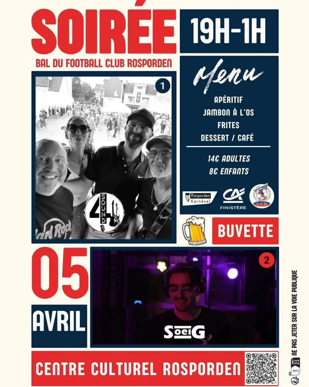 bal du club de foot de rospo 05 avril