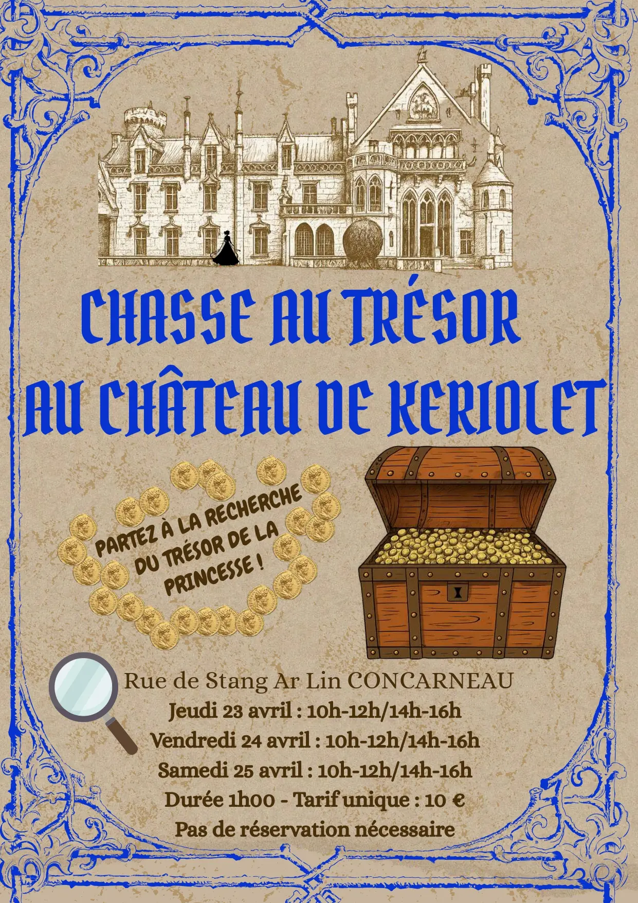 chasse autrésor keriolet 23 au 25 avril