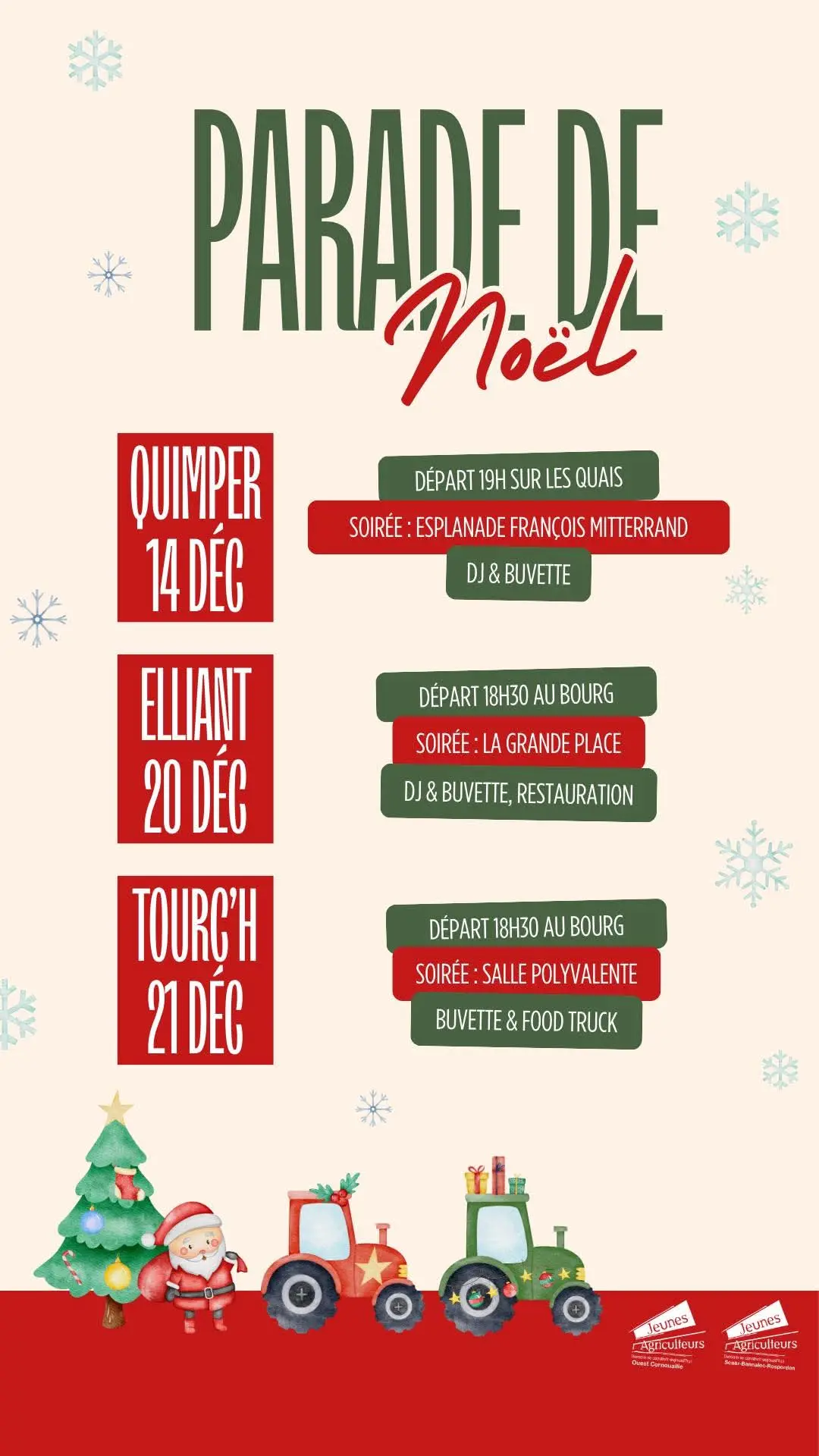 defile tracteur 20 et 21 dec