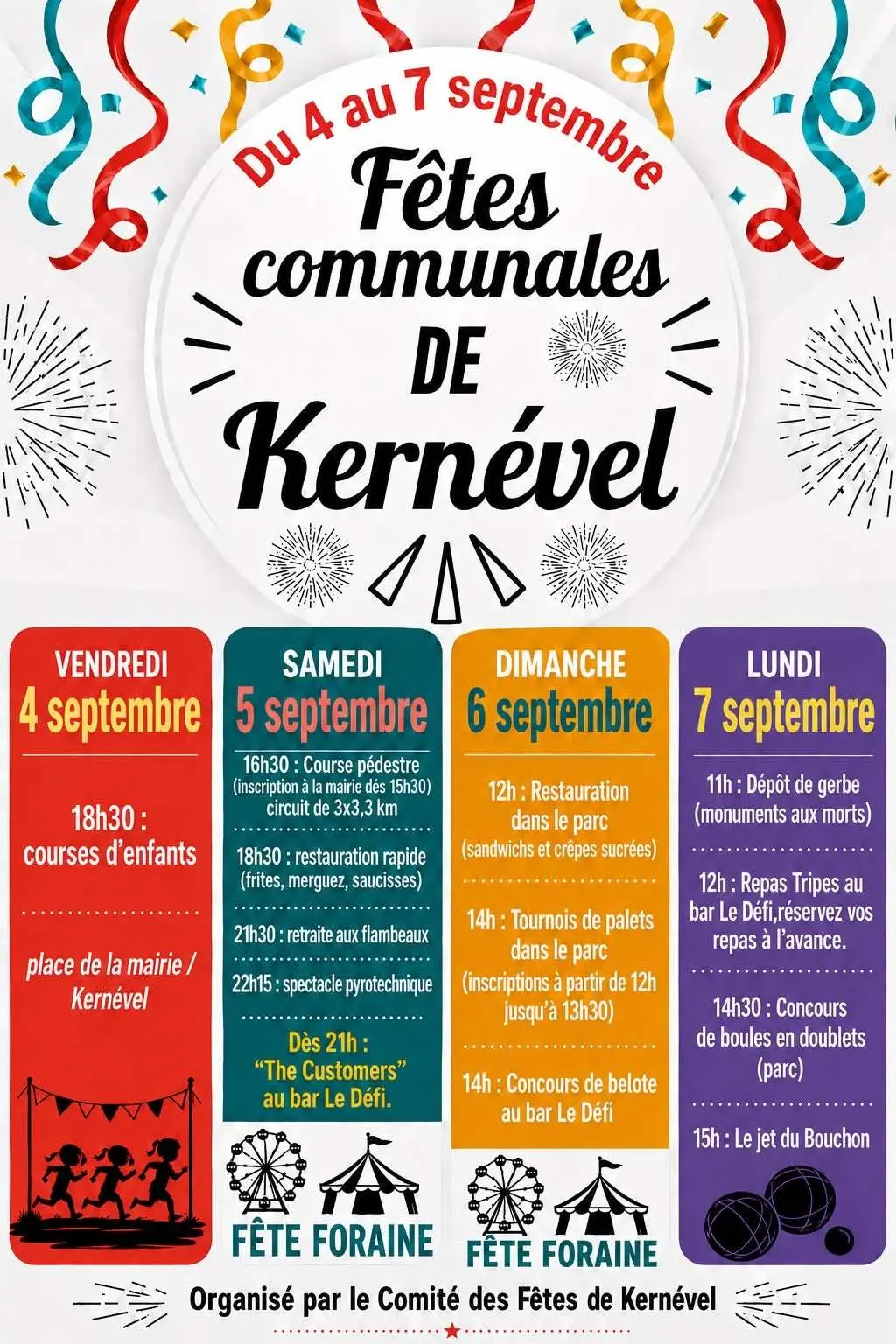 fête communales de kernevel septembre
