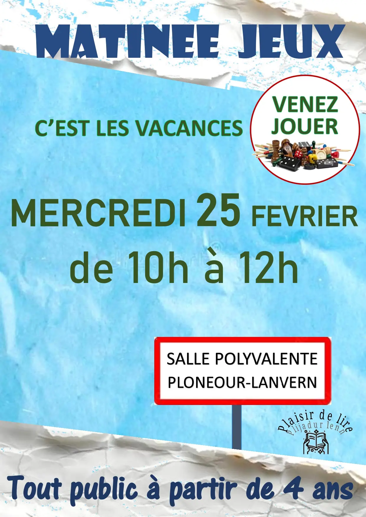 Matinée Jeux - Ploneour-Lanvern - Pays Bigouden