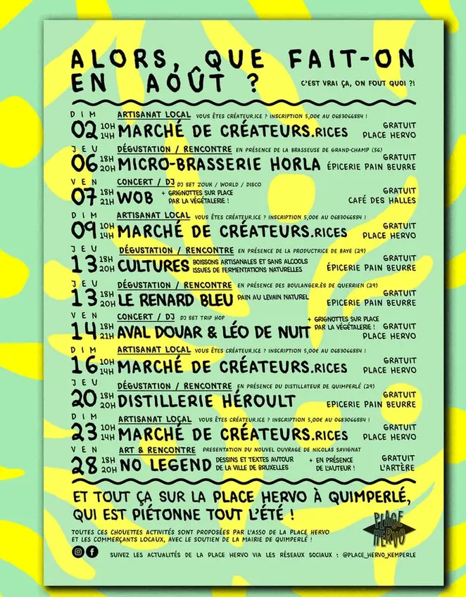 Programme de la place hervo
