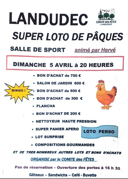 Loto - Landudec - Pays Bigouden