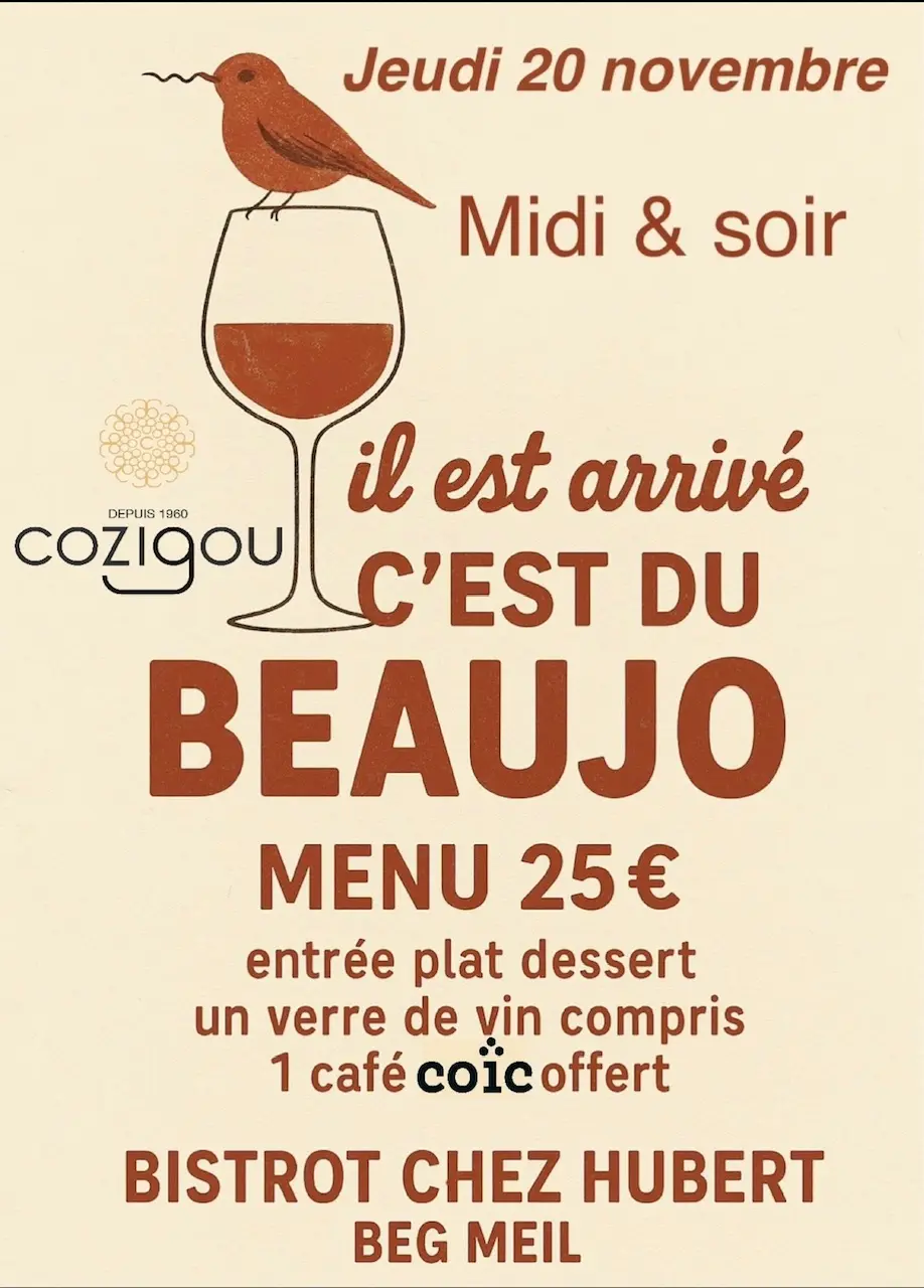 Menu beaujolais