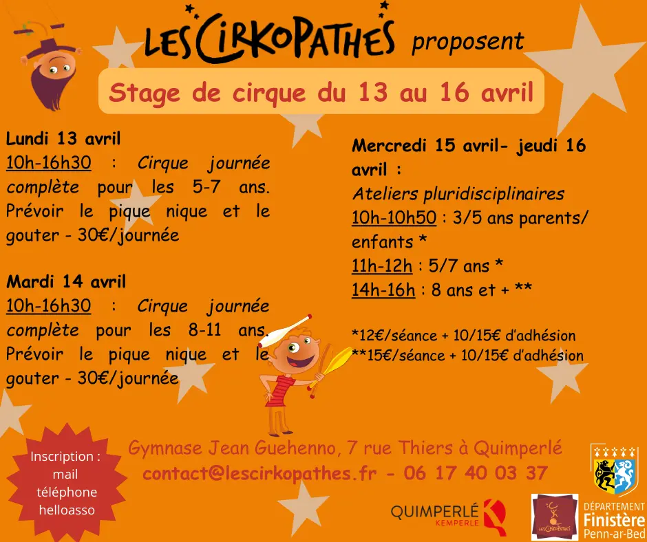 Programmation vacances de pâques