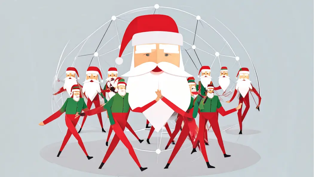 Grande parade du Père Noël à Audierne