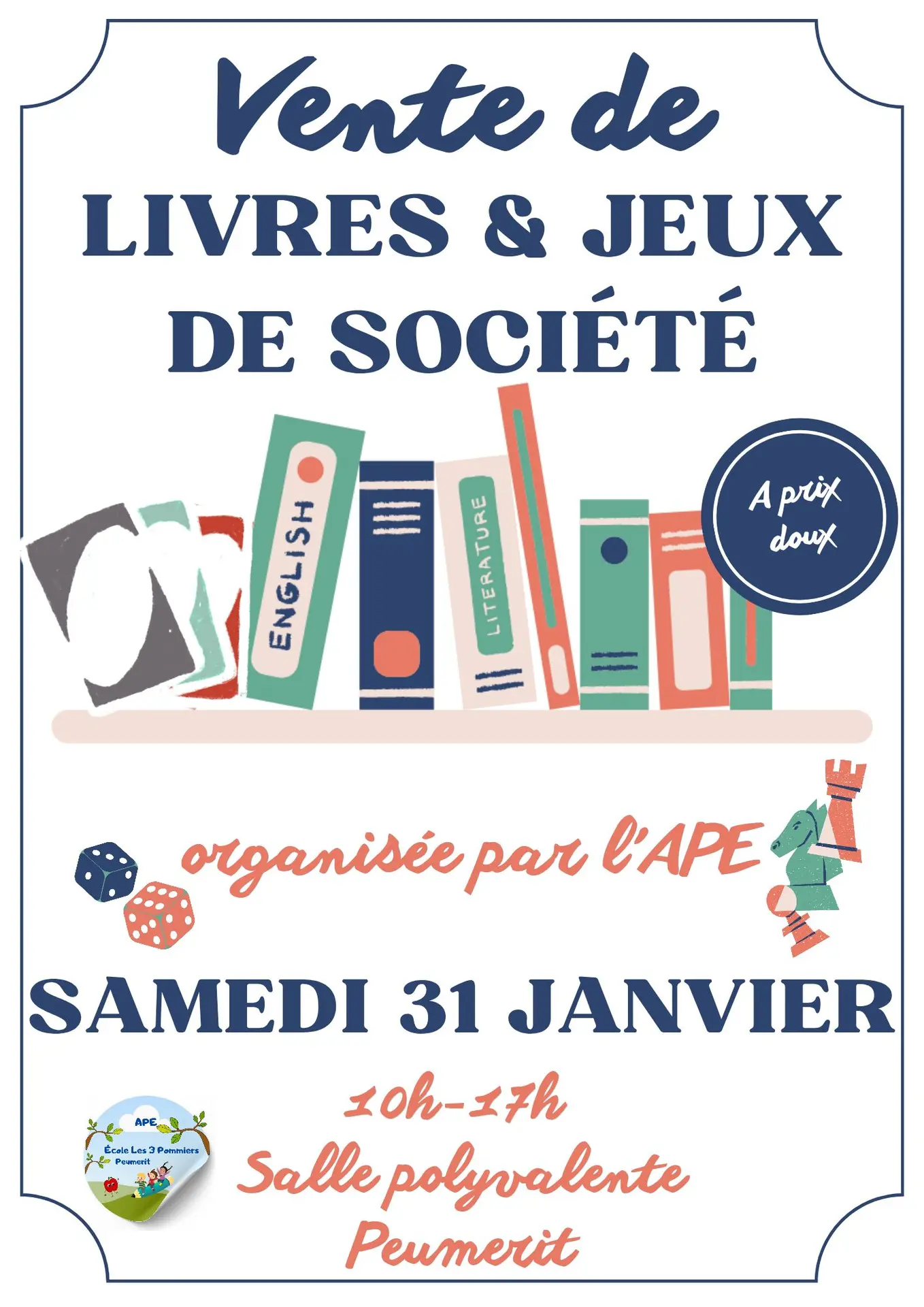 Vente de livres et jeux de société - Peumerit - Pays Bigouden